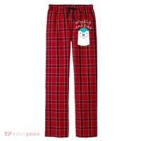 Otterly Amazing Cute Funny Men's Flannel Plaid Pajama Pants thumb 0