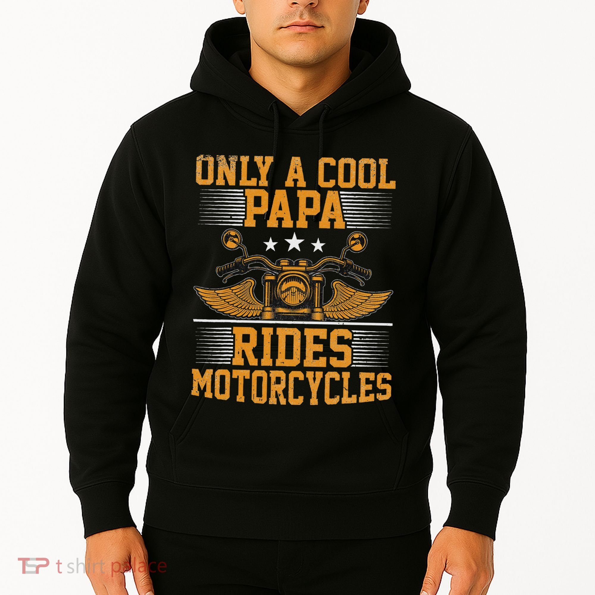 Only A Cool Papa Rides Motorcycles Motorcycles Rider Hoodie