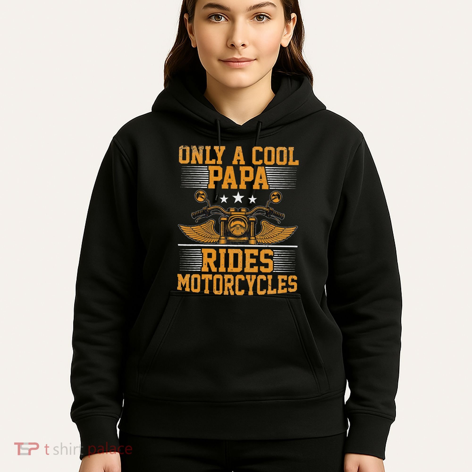 Only A Cool Papa Rides Motorcycles Motorcycles Rider Hoodie