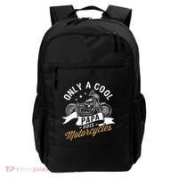 Only A Cool Papa Rides Motorcycles Backpack thumb 0