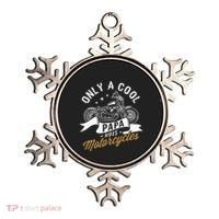 Only A Cool Papa Rides Motorcycles Ornament thumb 0
