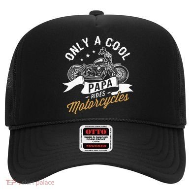 Only A Cool Papa Rides Motorcycles Hat