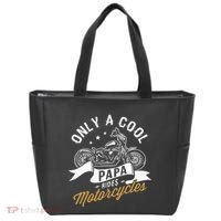 Only A Cool Papa Rides Motorcycles Tote Bag thumb 0