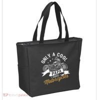 Only A Cool Papa Rides Motorcycles Tote Bag thumb 2