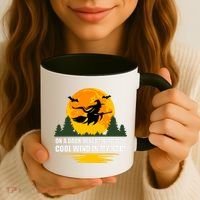 On A Dark Desert Highway Cool Wind In My Hair Halloween Quote Coffee Mug thumb 3