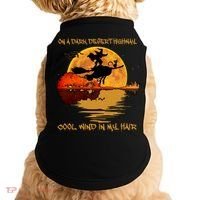 On A Dark Desert Highway Cool Wind In My Hair Witch Doggie Tank thumb 0