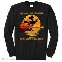 On A Dark Desert Highway Cool Wind In My Hair Witch Sweatshirt thumb 0
