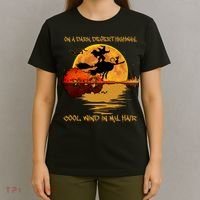 On A Dark Desert Highway Cool Wind In My Hair Witch T-Shirt thumb 4