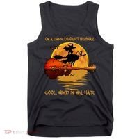On A Dark Desert Highway Cool Wind In My Hair Witch Tank Top thumb 0