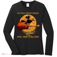 On A Dark Desert Highway Cool Wind In My Hair Witch Women's Long Sleeve Shirt thumb 0
