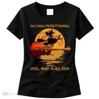 On A Dark Desert Highway Cool Wind In My Hair Witch Women's T-Shirt thumb 0