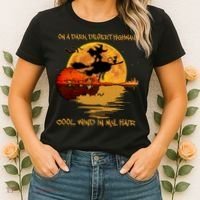 On A Dark Desert Highway Cool Wind In My Hair Witch Women's T-Shirt thumb 2