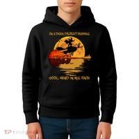 On A Dark Desert Highway Cool Wind In My Hair Witch Kids Hoodie thumb 4