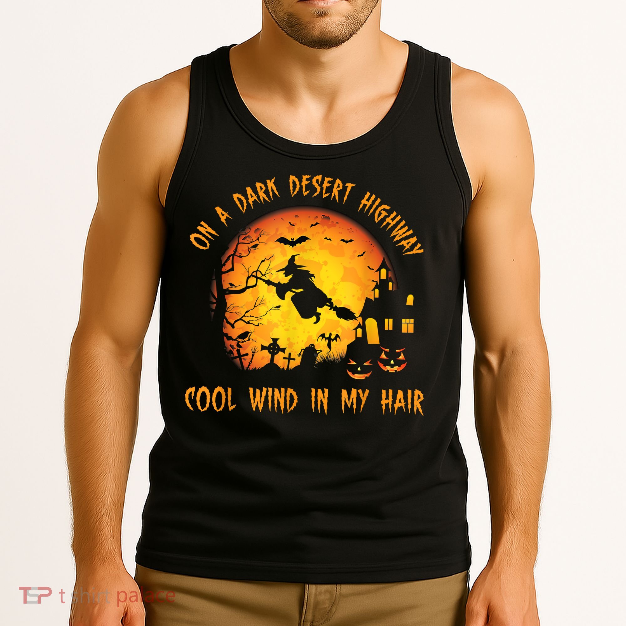 On A Dark Desert HighwayCool Wind In My Hair Witch Tank Top