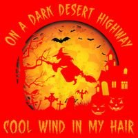 On A Dark Desert HighwayCool Wind In My Hair Witch Santa Hat thumb 1