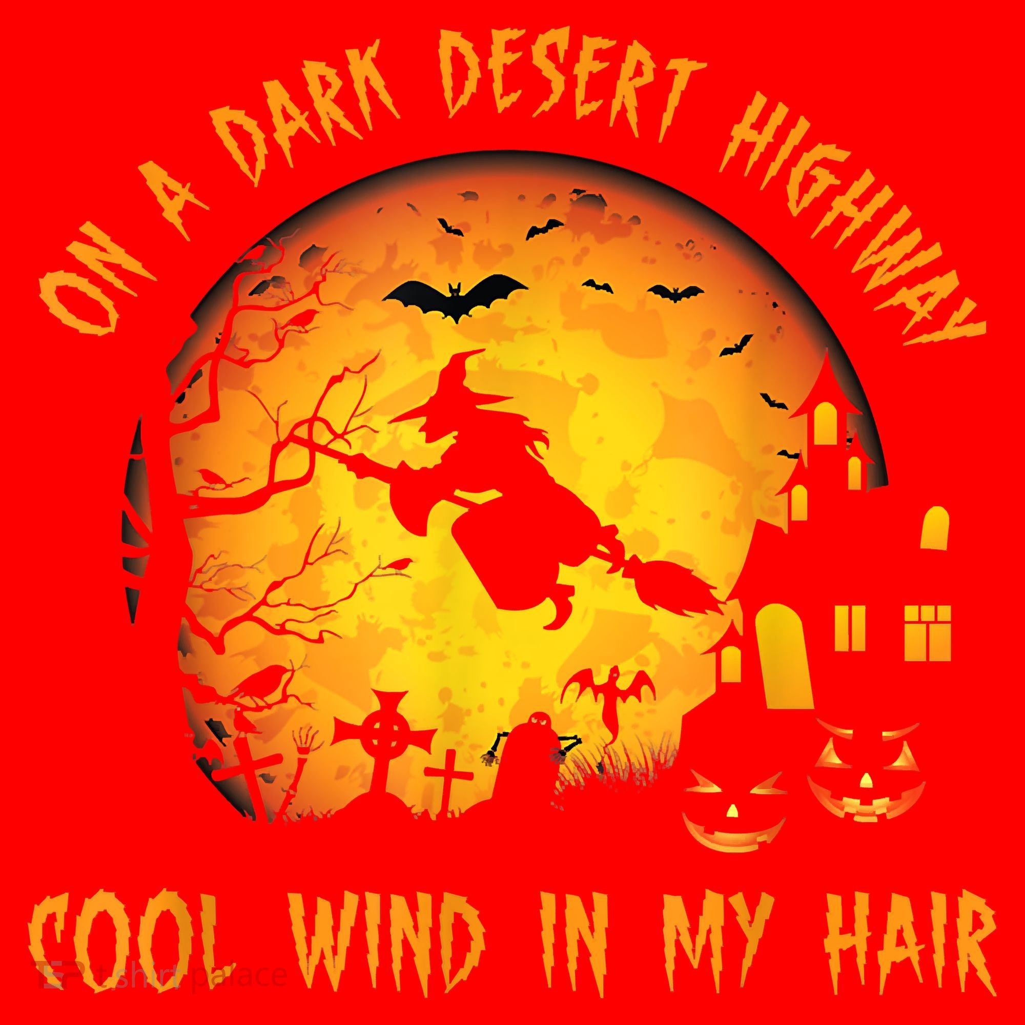 On A Dark Desert HighwayCool Wind In My Hair Witch Santa Hat