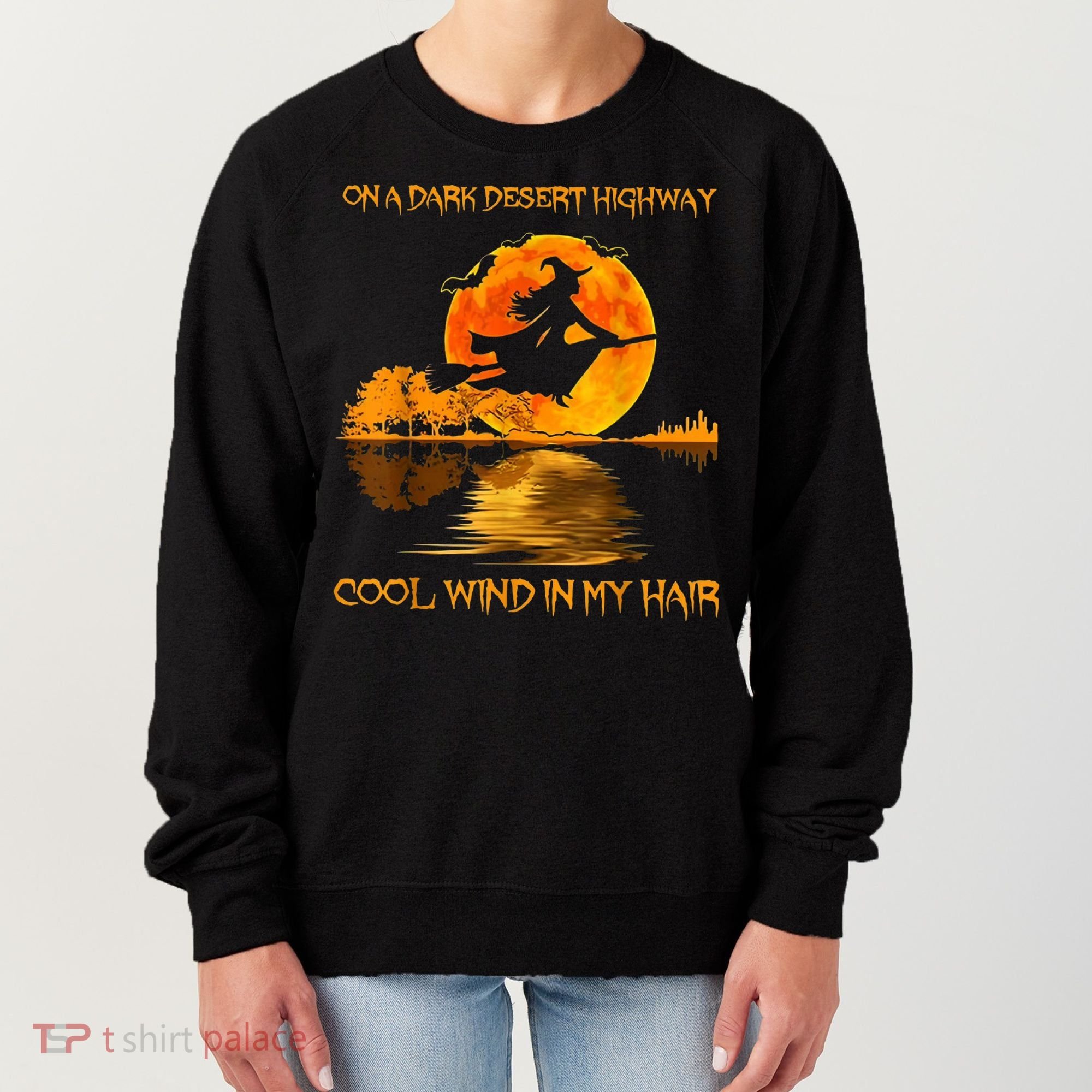 On A Dark Desert Highway Witch Women's Sweatshirt