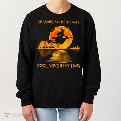 On A Dark Desert Highway Witch Women's Sweatshirt