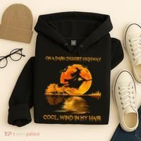 On A Dark Desert Highway Witch Hoodie thumb 4