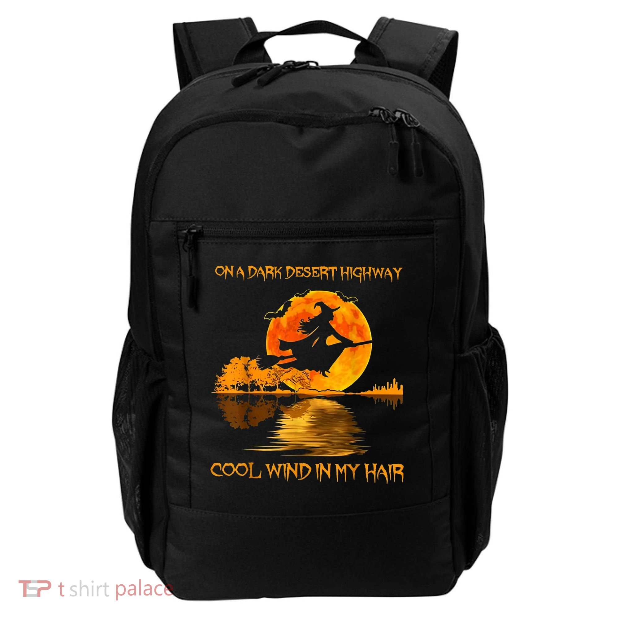 On A Dark Desert Highway Witch Backpack