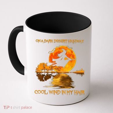 On A Dark Desert Highway Witch Coffee Mug