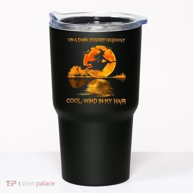 On A Dark Desert Highway Witch Tumbler