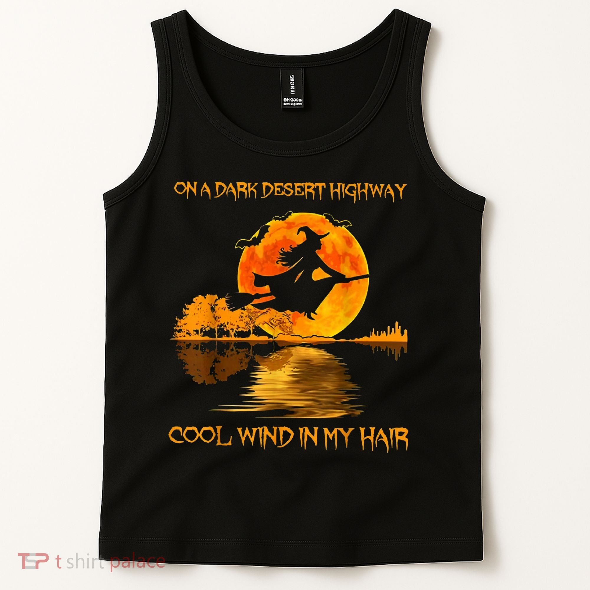 On A Dark Desert Highway Witch Tank Top