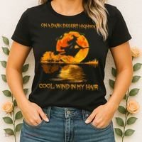 On A Dark Desert Highway Witch Women's T-Shirt thumb 2