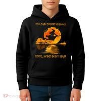 On A Dark Desert Highway Witch Kids Hoodie thumb 4