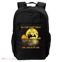 On A Dark Desert Fairway Golf Witch Cool Wind In My Hair Backpack thumb 0