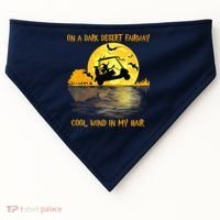On A Dark Desert Fairway Golf Witch Cool Wind In My Hair USA-Made Doggie Bandana thumb 0