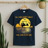 On A Dark Desert Fairway Golf Witch Cool Wind In My Hair T-Shirt thumb 2