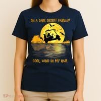 On A Dark Desert Fairway Golf Witch Cool Wind In My Hair T-Shirt thumb 4