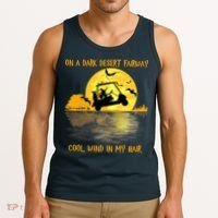 On A Dark Desert Fairway Golf Witch Cool Wind In My Hair Tank Top thumb 3