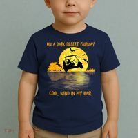 On A Dark Desert Fairway Golf Witch Cool Wind In My Hair Toddler T-Shirt thumb 2