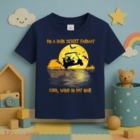 On A Dark Desert Fairway Golf Witch Cool Wind In My Hair Toddler T-Shirt thumb 3