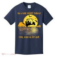 On A Dark Desert Fairway Golf Witch Cool Wind In My Hair Kids T-Shirt thumb 0
