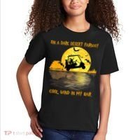 On A Dark Desert Fairway Golf Witch Cool Wind In My Hair Kids T-Shirt thumb 2