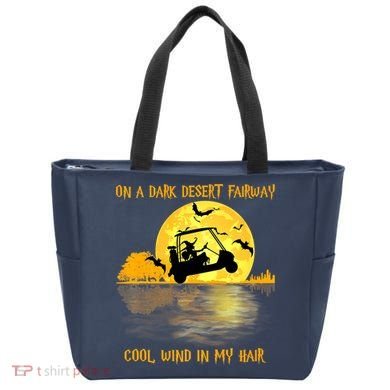 On A Dark Desert Fairway Golf Witch Cool Wind In My Hair Tote Bag