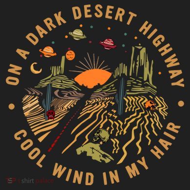On A Dark Desert Highway Adventure Beanie
