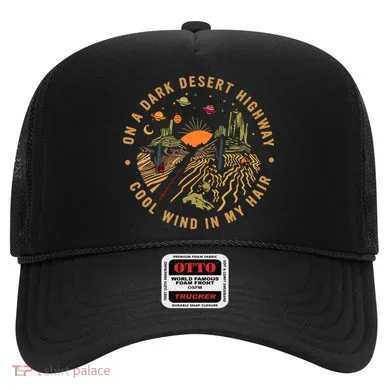 On A Dark Desert Highway Adventure Hat
