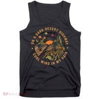 On A Dark Desert Highway Adventure Tank Top thumb 0