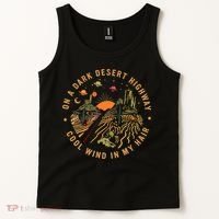 On A Dark Desert Highway Adventure Tank Top thumb 2