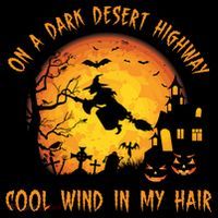 On A Dark Desert Highway Cool Wind In My Hair Funny Halloween Coffee Mug thumb 5
