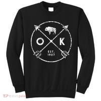 Oklahoma Adventure Est 1907 Buffalo Arrows State Gift Sweatshirt thumb 0