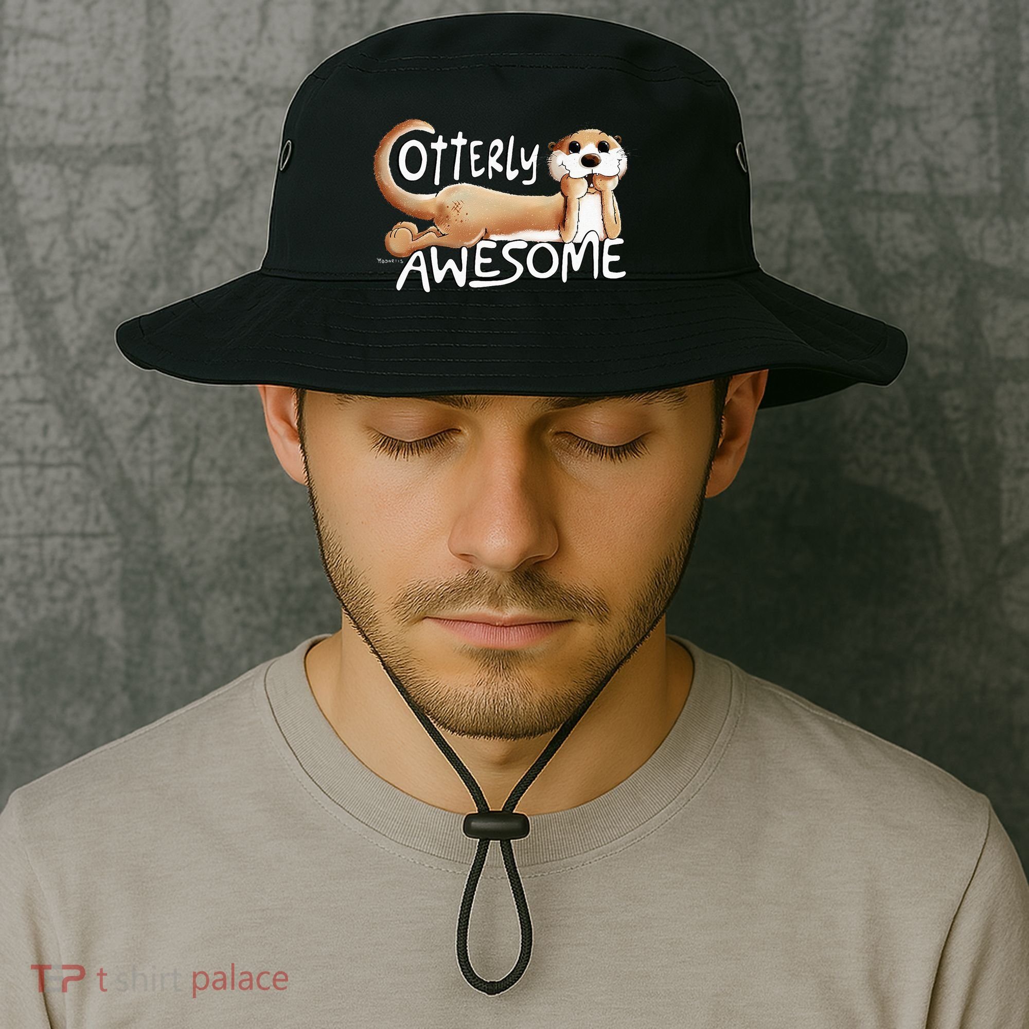 Otterly Awesome For Sea Otter Lover Bucket Hat