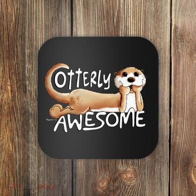 Otterly Awesome For Sea Otter Lover Coaster