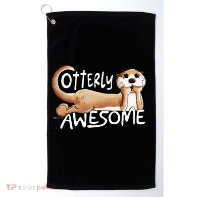 Otterly Awesome For Sea Otter Lover Golf Towel