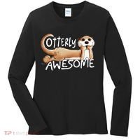 Otterly Awesome For Sea Otter Lover Women's Long Sleeve Shirt thumb 0
