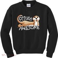 Otterly Awesome For Sea Otter Lover Kids Sweatshirt thumb 0